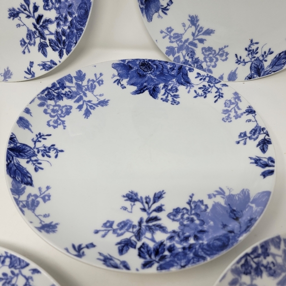 Paula Deen Tatnall Street Bluebell Dinner Plate 10 1/2”~Set Of 6 in great shape - Picture 6 of 10
